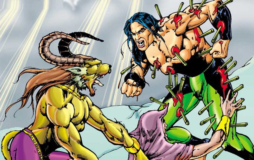 bheriya the legendary indian comic book superhero and his dual identity saga