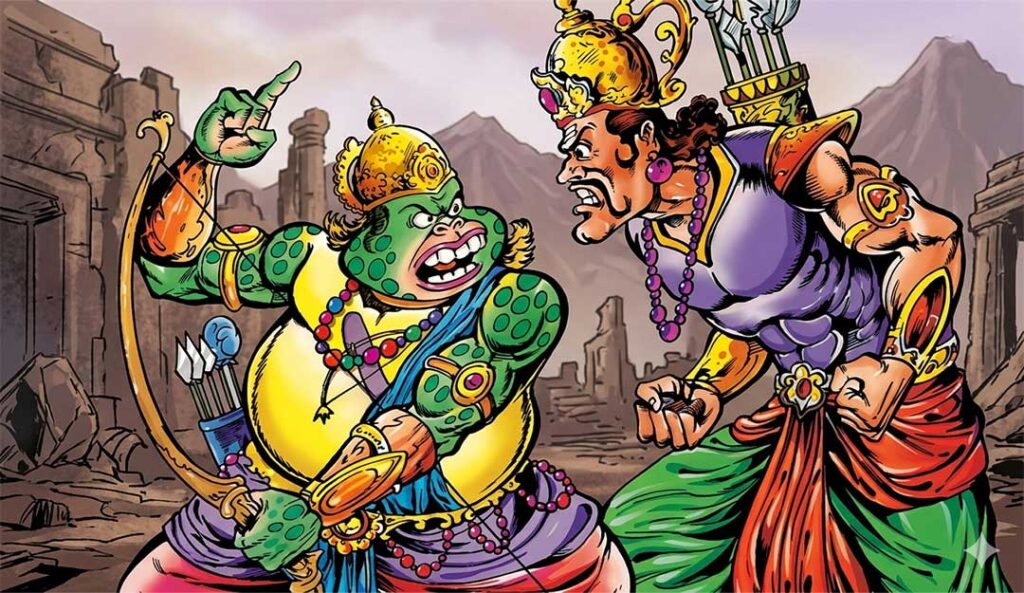 Fighter Toads Time Machine Review | Raj Comics 90s Sci-Fi & Mahabharata Adventure