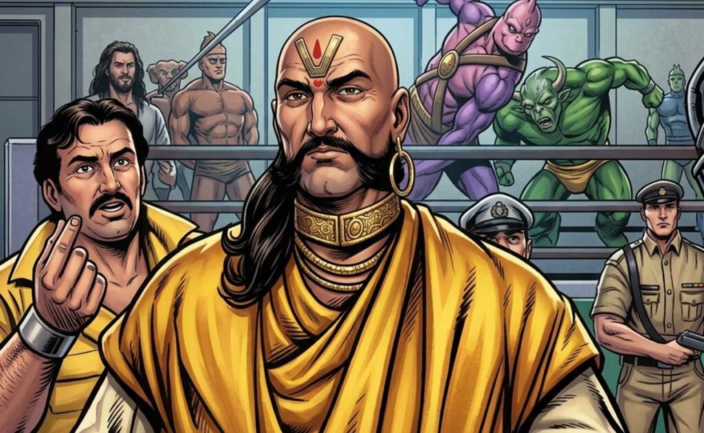 Swami, the dangerous Raj Comics villain from Barood