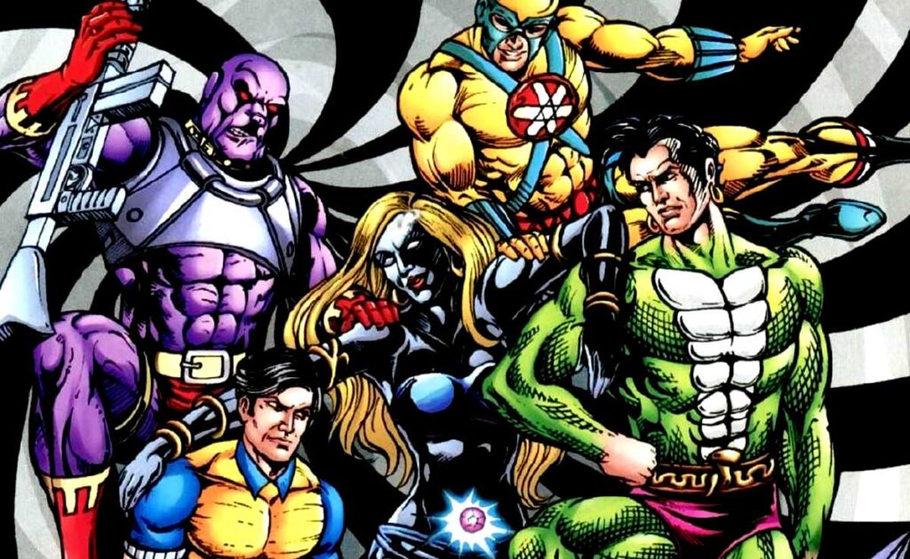 Andhaman, Yamini, Kaalsarpam and Keshini villains in Negatives Raj Comics