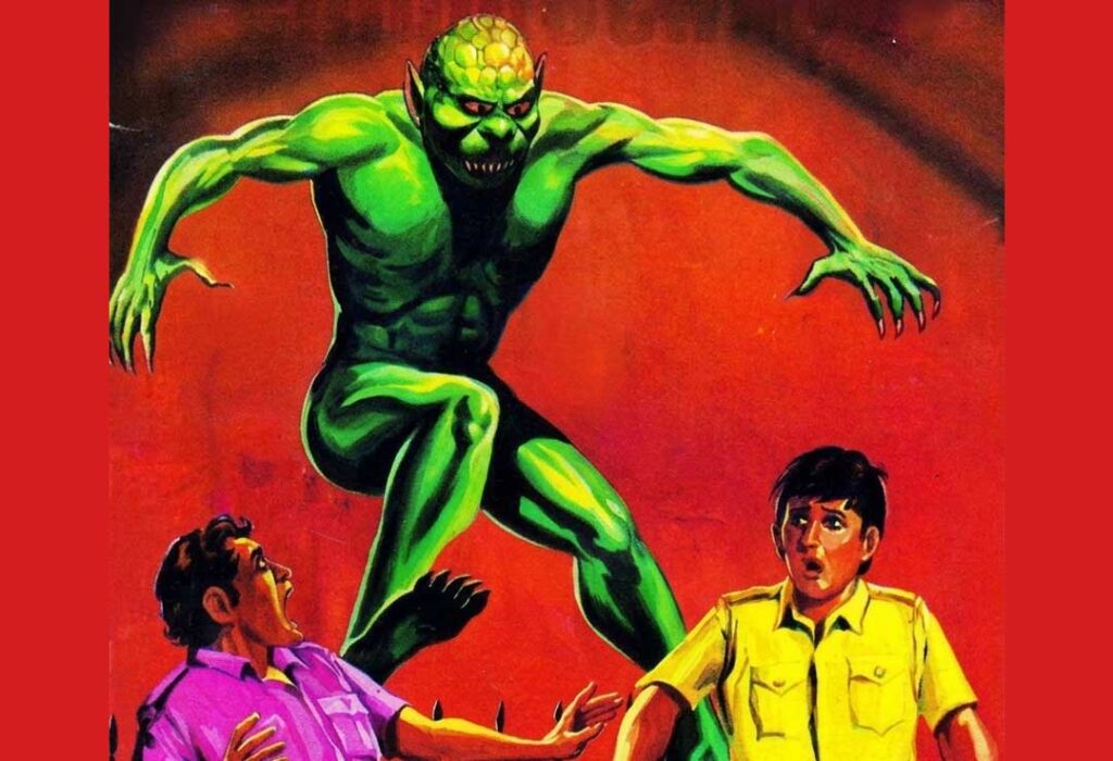 Dracula Balak Manoj Comics featuring Ram, Rahim and Doctor Satan