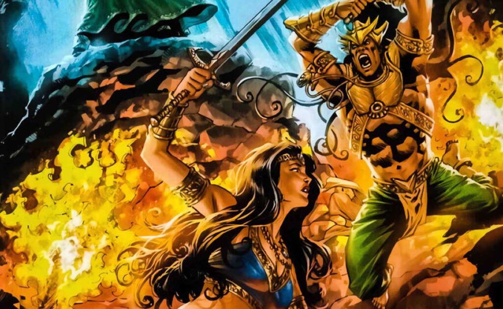 Can Neelakshi Protect the Elixir from Gods and Asuras? Neelakshi Protector of the Elixir graphic novel by Yali Dream Creations