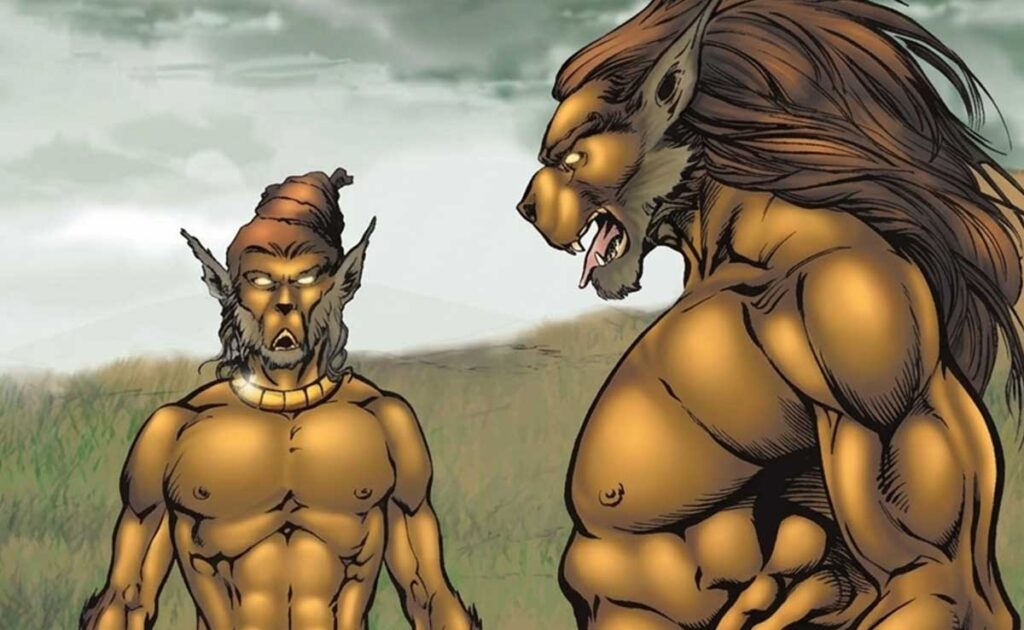 Cover of Raj Comics’ Real-Fake featuring Kobi and Bhediya